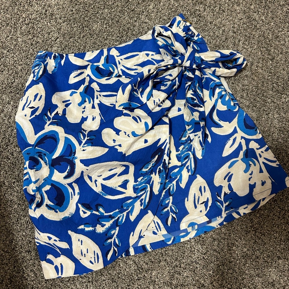 Cleobella Floral Tie-Waist Skirt